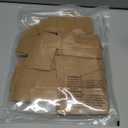 LABRIMP Cup Insulator Sleeves 50pcs Reusable Heat-resistant Kraft Cups for Cold Drinks Easy to Store Carry