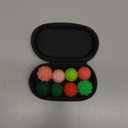 Magnetic Sensory Balls Fidget Toys - 8pcs Attraction Balls with Textures Silicone Shell for Adults,Stress Relief Toy for Autism Anxiety,Desk Fidget Toys,Stocking Stuffers for Teens Womens Gifts (Pink and Green)