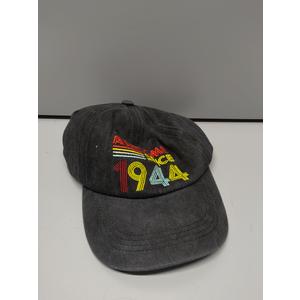 Baseball Cap Vintage 1964 60 Year Old Gifts 60th Birthday Funny Gift Trucker Hat Ponytail Hat Men Women Dad Hats Black, Pack of 2