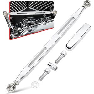 Amazicha Chrome Shift Linkage Gear Shifter Compatible for Harley Softail Dyna Street Glide Touring Road King 1980-2024