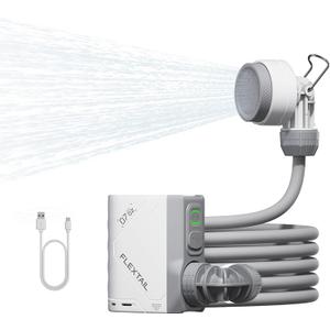 FLEXTAILGEAR Tiny Shower Portable Shower for Camping, Rechargeable Camping Outdoor Shower, Portable Shower Pump for Hiking, Waterproof Outdoor Camp Pump, Car wash, Pet Cleaning, Beach Vacations