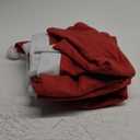 jabrand 4pcs Christmas Chair Covers, Red Chair Back Cover Fabrics Santa Claus Hat Slipcover for Xmas Decor Dining Room Holiday