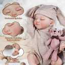 Realistic Reborn Baby Dolls - 18 Inch Vinyl Full Body Real Life Doll with Realistic Vein Details, Includes Accessories, Gift for Girls 3+ Years Old