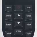 Replace AC Remote Control Compatible with CIAC Split A/C Air Conditioner CG43MX CH43MX009-H3H1C CG43MX009PH3H1C CH43MX012-H3H1C CG43MX012PH3H1C CH43CX009-H7H1H CH43CX012-H7H1H CH43CX018-H7H1H