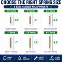 5.5"- 8.5" Trampoline Springs Replacement Heavy Duty Universal Accessories