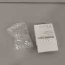 Momcozy Flange Insert 17mm Compatible with 24mm Flange/Shield of Most Pumps, Insert for Breast Pump Replacement Accessories, 4PCS 17mm (Transparent)