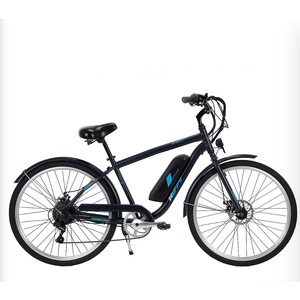 Huffy Everett 27.5" Men’s Comfort Electric Bike Black