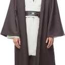 Men's Tunic Cosplay Costume Adults Outfits Halloween Robe Hooded Uniform Full Set, 3XL
