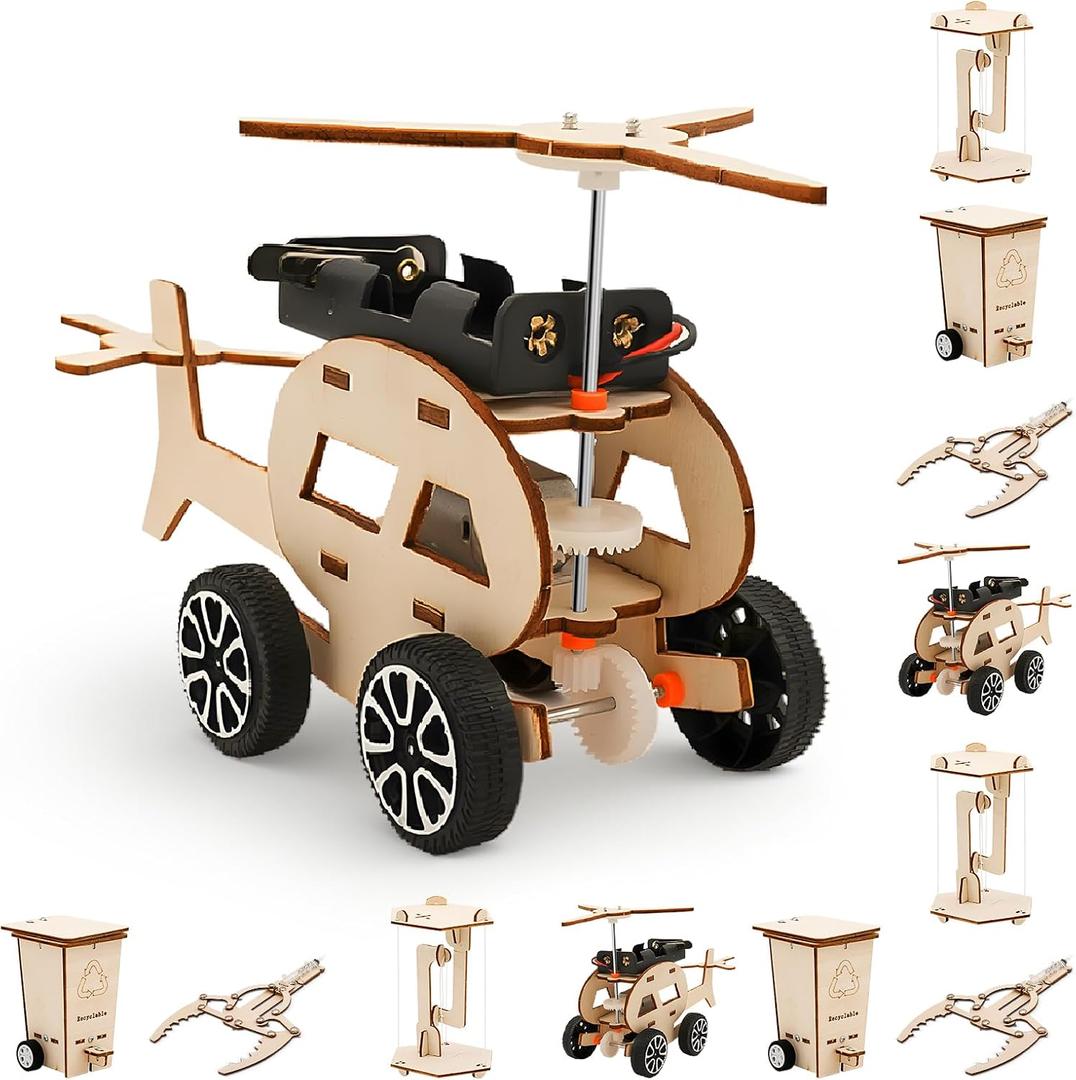 24 Pcs Party Favors for Kids Age 6-10, Treasure Box Toy Stem Kit Party Favors Science Kits for Boys Girls STEM Toys for Kids Age 6 7 8 10 12 13 Classroom Giveaways, Carnival Prizes Toy, Birthday Treats, Party Supplies (Yellow Set)