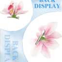 2 x 3pcs Hawaiian Orchid Hair Clips for Women - Artificial Flower Barrettes for Summer Beach Wedding