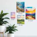 Simetufy 72 Pack 8 x 10 inch Canvas Boards for Painting Flat Canvas Panels Bulk Value Pack for Classes and Parties 100% Cotton for Acrylics Paint