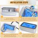 100 Pack Shoe Covers Disposable for Indoors, Fits Up To 11 US Men and 13 US Women Size(Blue)