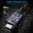 Etguuds USB A to USB C Cable 5-Pack (3/3/6/6/10 ft), Fast Charging Type C Charger Cord for iPhone 17 16 15 Pro Max Plus Air, Samsung Galaxy S25 S24 S23 S22 S21 S20 A56 A17 A16, Pixel, Moto G, Gray