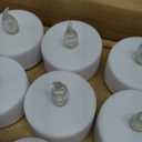 KOABY 12/24/50/100/200/400 Pack LED Tea Lights, Flickering Warm White Lights, Battery Operated