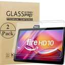 2 Pack Screen Protector for Vortex CMG101/ HD 10 2023 / Vortex Btab 10 Tablet, Tempered Glass Film