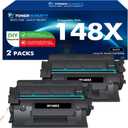 INK ESALE 148X 148A Toner Cartridge Black (with Chip) High Yield Compatible Replacement for HP 148A 148X W1480A W1480X for HP Pro 4001n 4001dn 4001dw MFP 4101fdn 4101fdw Printer (1 Pack)
