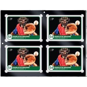 Ultra Pro 130PT 4-Card Black Border UV ONE-Touch Magnetic Holder