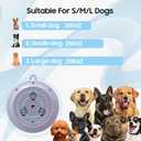 Anti Barking Device for Dogs,Smart Dog Bark Deterrent Devices,Dog Clicker for Training,3 Modes Ultrasonic Bark Box Long Range Ultrasonic 35ft Safe for Human & Dogs