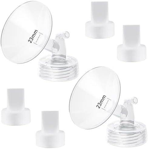 23mm Flange and Duckbill Valve Compatible with Spectra S1 Spectra S2 Spectra9 Plus Synergy Gold Breast Pump, Spectra Pump Parts S2 Parts S2 Accessories Replacement