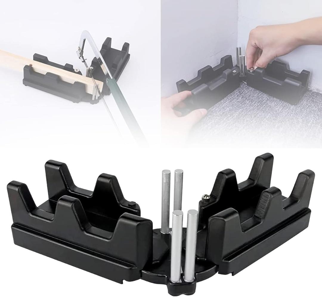 2-in-1 Mitre Measuring Cutting Tool, Measuring and Sawing Mitre Angles Cutting Tool for Home Improvement, Carpentry Work