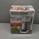 BLACK+DECKER 12-Cup Digital Coffee Maker, CM1160W, Programmable, Washable Basket Filter, Sneak-A-Cup, Auto Brew, Water Window, Keep Hot Plate, White