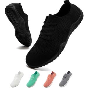 WCIDFY Barefoot Shoes Women Zero Drop Gym Walking Shoes Non Slip Minimalist Tennis Lightweight Breathable Yoga Sneakers, Size 37