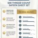 LANE LINEN 100% Cotton Sheets Full Size - Premium Sateen Weave for a Silky Finish - Hotel Collection Sheet Set - Snugly Fits Matresses Upto 15 '' Deep - Oeko TEX Certified Set - French Blue
