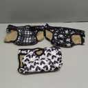 Female Dog Diapers - Premium Reusable Diapers for Doggie in Heat - for Pet Incontinence with Adjustable Snaps Black, XXL (XX-Large(27.5"-33"Waist))