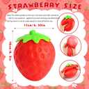 6 Inch Giant Strawberry Squishy Slow Rising Stress Relief Toy, Realistic Soft Fruit Squeeze Fidget Sensory Toy, Desk Decor Party Favor Gift for Adults