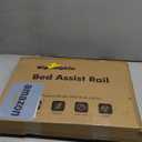 Bed Rails for Elderly Adults - ASTM Approved Adjustable Bed Cane with Non-Slip Ergonomic Handle & Storage Pocket, Bed Railings for Seniors Hold up to 350 LBS, Tool-Free (Medium)