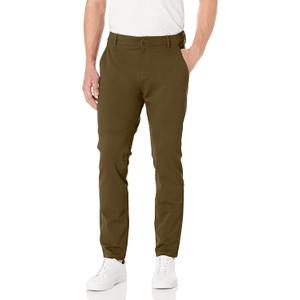 PAIGE Men's Stafford Transcend Knit Slim Fit Trouser Pant, Bronze Birch, 36