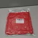 Softalker Christmas Throw Pillow Covers 18 x 18 Inch Set of 2, Xmas Winter Bell Faux Fur Cushion Covers, 3D Embroidered Pillow Cases for Couch Bedroom Living Room Decor, Red