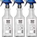HARRIS Chemically Resistant Professional Empty Spray Bottles, 32oz (3-Pack), for Cleaning Solutions and Water