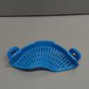 Clip On Strainer Silicone for all Pots and Pans,Pasta Strainer Clip on Food Strainer for Meat Vegetables Fruit Silicone Kitchen Colander