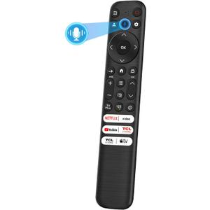 Voice Remote Replacement for TCL Google TV,RC813 Remote Control Only Compatible with TCL QM8/QM7/Q7/Q6/Q5 Series Android Smart TVs
