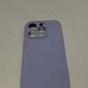 LOVE 3000 Designed for iPhone 15 Pro Case, Premium Silicone with [Soft Anti-Scratch Microfiber Lining] Shockproof Protective Phone Case for Men Women Girls 6.1", Lavender Grey