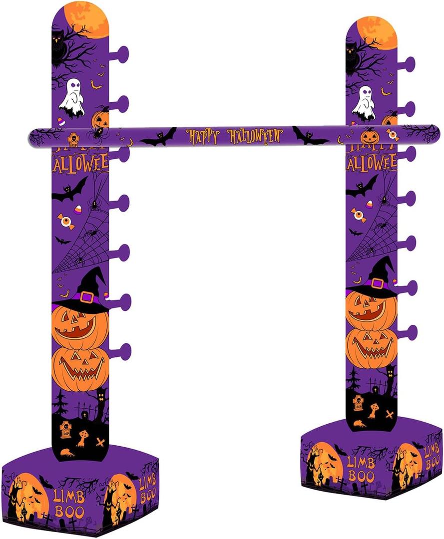Seenelling Halloween Inflatable Limbo for Adults 59 Inch Spooky Party Games Carnival Engage Your Guests Decoration for Halloween Indoor Outdoor Picnic Decor