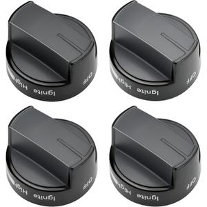 Upgraded W10339442 Stove Knobs Replacements for Whirlpool Gas Range, Replaces WPW10339442VP, 2311008, AP6019877, PS11753188, EAP11753188, 4 Pack