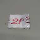 It's My 21st Birthday Sash, White Pink Birthday Sash for 21st Bday Party Supplies, Gifts for Girls Bday Party Favors