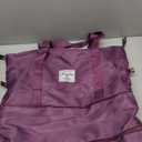 2025 New Travel Bag with Wheels, Large Expandable Foldable Duffle Bag, Dry Wet Separated, Wide-Open Travel Cosmetic Bag, Airplane Friendly, Spinner Wheels, GRAY