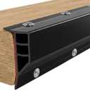 10ft/16ft/24ft/ Marine-Grade Dock Bumpers,PVC Dock Fenders with Stainless Steel Screws and Washers,Boat Dock Guards,Dock Post Bumpers for Docking Edges, Horizontal Decks or Piers(Multiple Colors)