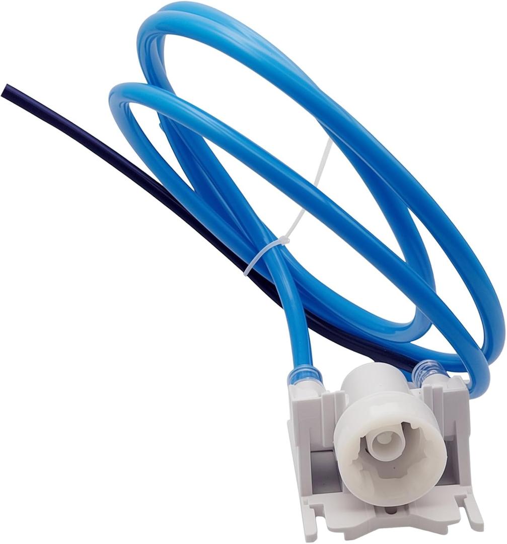AKN72949003 Water Filter Head Assembly for LG Refrigerators, Adapter Model LMXS28626M, LFXS28968S - The Tube Length is Increased to 6.29 Inches, The Short Tube Length is Increased to 1.96 Inches