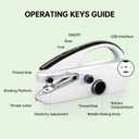 Handheld Sewing Machine, Portable, Mini Sewing Machine, Easy to Use, Fast Sewing Speed, Suitable for Sewing Clothes, Fabric, DIY Home Machine for Beginners (Black)