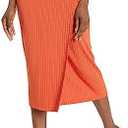 Club Monaco Women's Shiny Wide Rib Wrap Skirt, XS