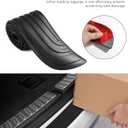 Rear Bumper Protector,Car Accessories Exterior Rubber Non-Slip Car Bumper Protector,35.23x2.83inch Bumper Protection Strip with Strong Adhesive for Protecting Trunk,Fits Most Cars (Black)