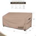 ULTCOVER Patio Furniture Sofa Cover 74W x 35D x 35H inch Waterproof Outdoor 3-Seater Couch Cover
