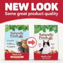 Naturally Fresh Cat Litter Made from Walnut Shells, Unscented, Multi-Cat, Upcycled, Low Dust, Sustainable, 30 Lbs