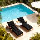 MTMR Chaise Lounge Cushion Outdoor, Patio Furniture Chair Pad, Waterproof, 74x22inch