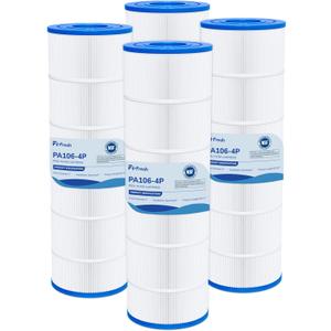 Fil-fresh C4030 Pool Filters Cartridge Compatible with Hayward SwimClear C4030, C4025,C4020, Replace Hayward CX880XRE, Pleatco PA106, Unicel C-7488, 4106 sq. ft, 4-Pack