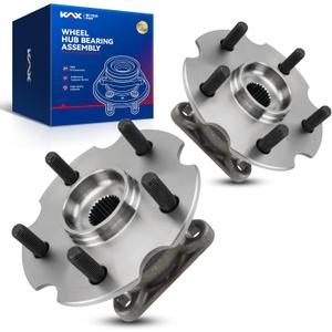 KAX 512374 Pair Rear Wheel Bearing Compatible with 2013-2018 Toyota RAV4 AWD, 2006-2012 Toyota RAV4 4WD, 2018-2021 Lexus NX300 AWD,5 Lugs